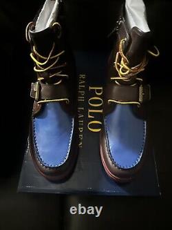 NEW Polo Ralph Lauren Ranger Boots Brown Leather Men's Size 10 customized