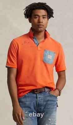 NEW Polo Ralph Lauren Repaired American Eagle Country Sportsman Rugby Shirt