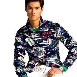 NEW Polo Ralph Lauren Ski 92 Winter Sports Athletics Corduroy Button Up Shirt