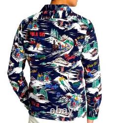 NEW Polo Ralph Lauren Ski 92 Winter Sports Athletics Corduroy Button Up Shirt