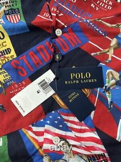 NEW Polo Ralph Lauren Stadium Camp Shirt Men's size Medium