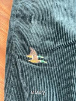 NEW Polo Ralph Lauren Whitman Corduroy Pants Duck Green Embroidered Sportsman