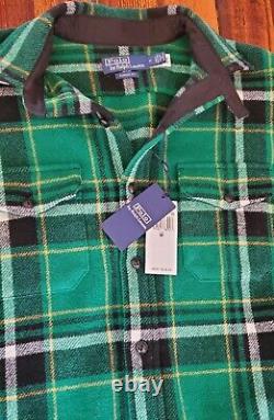NEW Polo Ralph Lauren Wool Blend Shirt M Classic Fit Fairly Thick $298. RRL