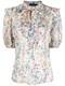 New Polo Ralph Lauren Floral-print Short-sleeve Blouse Retail Price $299