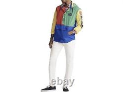 NEW Polo Sport Ralph Lauren Saranac Colorblock Windbreaker Hoodie Men's Size XL