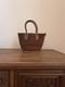 New Ralph Lauren Bellport Suede Mini Tote Bag With Dust Jacket
