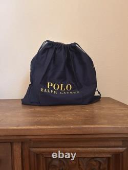NEW RALPH LAUREN Bellport Suede Mini Tote Bag With Dust Jacket