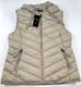 New Ralph Lauren Size M Women's Vest Puffer Birch Tan Stretch Rll Hooded $150