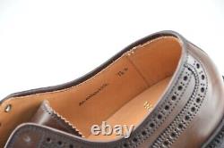 NEW RALPH LAUREN x CROCKETT & JONES 7.5D MARLOW WINGTIP SHELL CORDOVAN SHOES