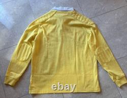 NEW RARE Men's Yellow Polo By Ralph Lauren 5 Horsemen Polo Rugby Shirt L