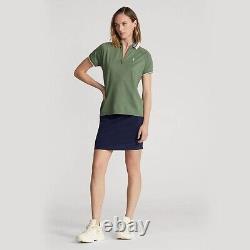 NEW! RLX Golf Ralph Lauren Womens M Tailored Fit Quarter-Zip Polo Shirt NWT $110