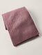 New Ralph Lauren Aurora Purple Cable Knit Cashmere 60 Sq Throw Blanket $595
