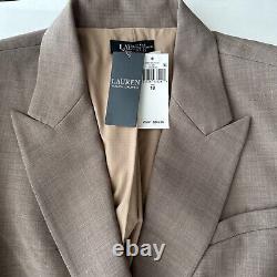 NEW Ralph Lauren Blazer Womens 18 Double Breasted Wool Equestrian Classic $345