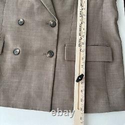 NEW Ralph Lauren Blazer Womens 18 Double Breasted Wool Equestrian Classic $345
