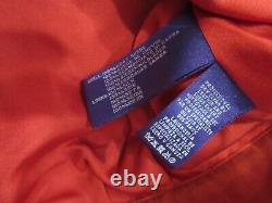 NEW Ralph Lauren Collection Purple Label Burnt Orange Suede Leather Jacket 12