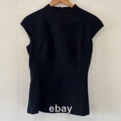 NEW Ralph Lauren Collection Purple Label Darina Wool-Blend Blouse Size 6 Luxury