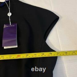 NEW Ralph Lauren Collection Purple Label Darina Wool-Blend Blouse Size 6 Luxury