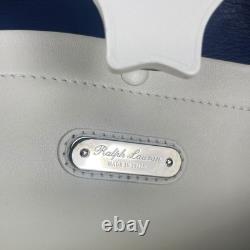 NEW Ralph Lauren Collection Soft Ricky 33 Calfskin Leather Bag White Women
