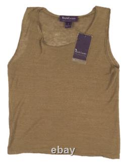NEW Ralph Lauren Collection Womens Tank Top! Linen Light & Sheer Warm Brown NEW Ralph Lauren Collection Womens Tank Top! Linen Light & Sheer Warm Brown