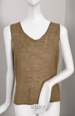 NEW Ralph Lauren Collection Womens Tank Top! Linen Light & Sheer Warm Brown NEW Ralph Lauren Collection Womens Tank Top! Linen Light & Sheer Warm Brown