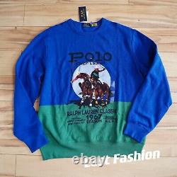 NEW Ralph Lauren Polo Player Classic 1967 Equestrian NY Match Sweatshirt