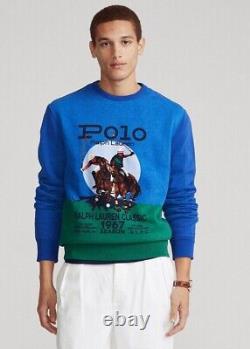 NEW Ralph Lauren Polo Player Classic 1967 Equestrian NY Match Sweatshirt