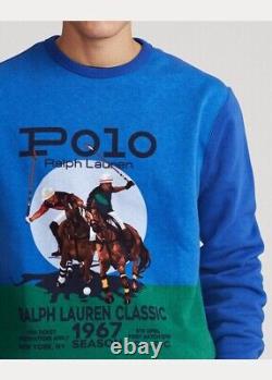 NEW Ralph Lauren Polo Player Classic 1967 Equestrian NY Match Sweatshirt