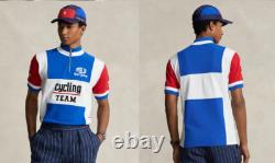 NEW Ralph Lauren Polo Sport Mesh Quarter Zip Cycling Cyclisme Team