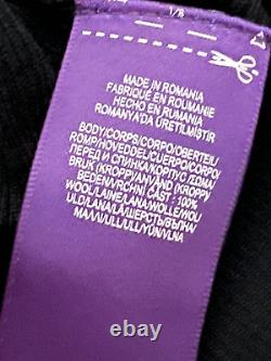 NEW Ralph Lauren Purple Label RLX Black Longsleeve Thermal Wool Shirt $495