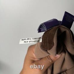 NEW Ralph Lauren Purple Label Women's Sz 8 Brown 100% Lamb Suede Leather Pants