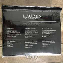 NEW Ralph Lauren Queen Sheet Set 4pc Pink White 100% Cotton