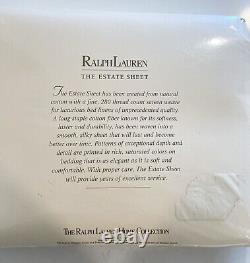 NEW Ralph Lauren Randolph Paisley Queen Flat The Estate Sheet HTF RARE Elegant