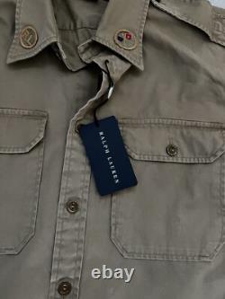 NEW Vintage Polo Ralph Lauren 388th Strike Group Military Shirt Women Size 12