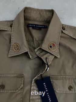 NEW Vintage Polo Ralph Lauren 388th Strike Group Military Shirt Women Size 12