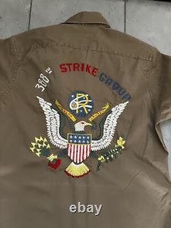 NEW Vintage Polo Ralph Lauren 388th Strike Group Military Shirt Women Size 12