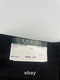 NEW WITH TAGS Lauren Ralph Lauren Men's Black Wool Dress Pants 38W $138