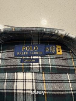 NEW WITH TAGS SET OF 3 Ralph Lauren mens button down shirt XXL