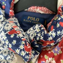 NEW Womens Ralph Lauren Patchwork Colourful Floral Size S Puffer Jacket. RRP£349