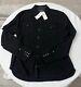 New Wool-cashmere Western Snap Shirt Sweater Size Large