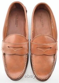 NEW w BOX RALPH LAUREN x RANCOURT 10.5D NATURAL SHELL CORDOVAN LOAFERS SHOES