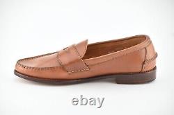 NEW w BOX RALPH LAUREN x RANCOURT 10.5D NATURAL SHELL CORDOVAN LOAFERS SHOES