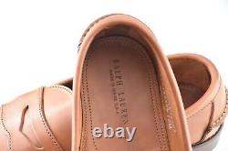 NEW w BOX RALPH LAUREN x RANCOURT 10.5D NATURAL SHELL CORDOVAN LOAFERS SHOES