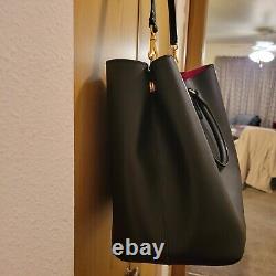 NEW witho Tags. Large Black Ralph Lauren Satchel Purse. Cow Leather