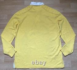 NWOT Polo Ralph Lauren 5 Five Horsemen Yellow Rugby Long Sleeve Shirt M Medium