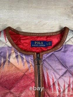 NWOT Polo Ralph Lauren Women's Jacket Southwest Sunset Aztec Quilted NEW $529