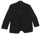 Nwot Ralph Lauren 100% Pure New Wool Italy Black 1 Button Tuxedo Coat Jacket 44r