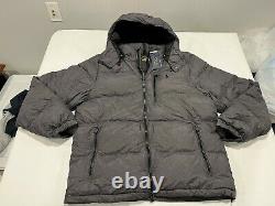 NWT $298.00 Polo Ralph Lauren Mens Down Puffer Jacket Grey Heather Sz LARGE