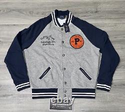 NWT $328 Polo Ralph Lauren Men's Eastern League Champs Tigers Varsity Jacket L