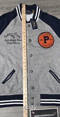 NWT $328 Polo Ralph Lauren Men's Eastern League Champs Tigers Varsity Jacket L