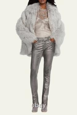 NWT $3490 Ralph Lauren Collection Fiorenzo Embellished Tulle Blouse Sz 6